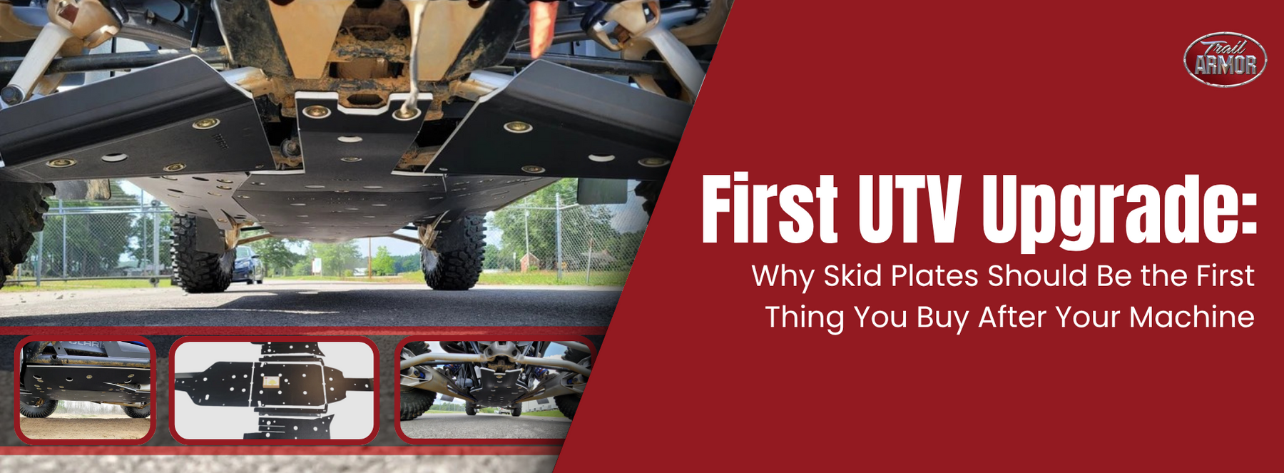 UTV underbody skid plates protecting the vehicle’s underside, First UTV Upgrade: Why Skid Plates Should Be the First Thing You Buy After Your Machine