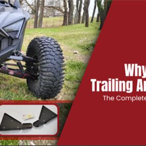 Trail Armor iMpact Guards for UTV A-arms and trailing arms, shown on and off vehicle