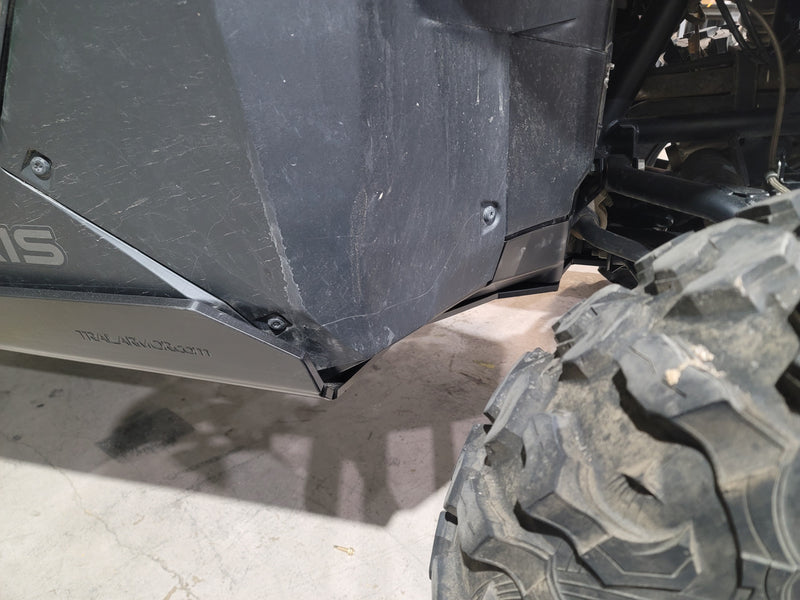 Trail Armor Polaris RZR XP PRO Full Skids with Integrated Sliders or Trimmed for Extreme Kick Out Nerf Sliders 2020 - 2025