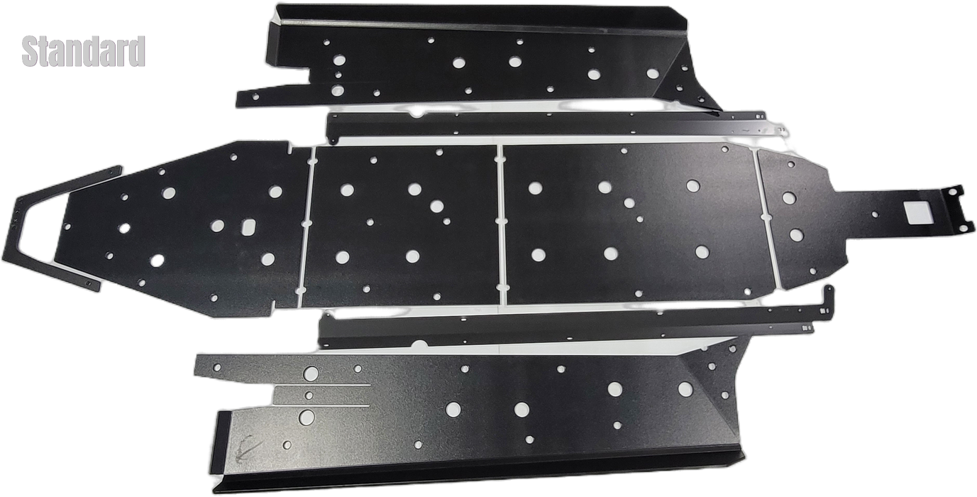 Trail Armor RZR XP Pro 4 Full Skids with Integrated Sliders or Trimmed for Extreme Kick Out Nerf Sliders