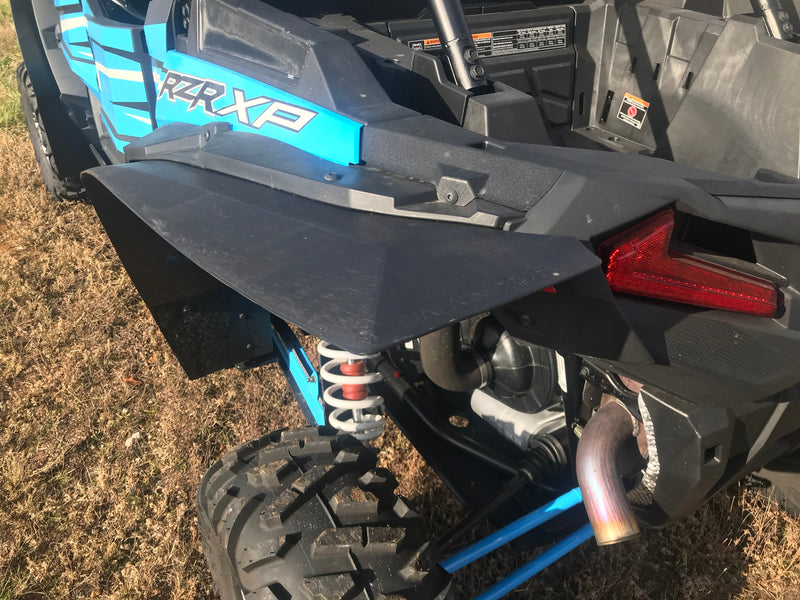 SECOND!!  2019 - 2023 RZR XP 1000, RZR 4 XP 1000, 2019 - 2021 RZR XP Turbo, RZR XP 4 Turbo, RZR XP 4 Turbo S, 2018 - 2021 RZR XP Turbo S Mud Flap Fender Extensions