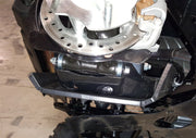 Trail Armor Honda Pioneer 1000, 1000-5 and 1000-6 Crew iMpact Lower A-Arm Guard Installed – Brake Rotor and Caliper Protection Detail