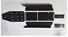 Trail Armor black full skids with integrated side skid plates complete kit flat lay Kawasaki KRX 4 1000