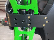 Trail Armor Kawasaki Teryx 4 H2 front skid plate full face view with brass bolts and part number