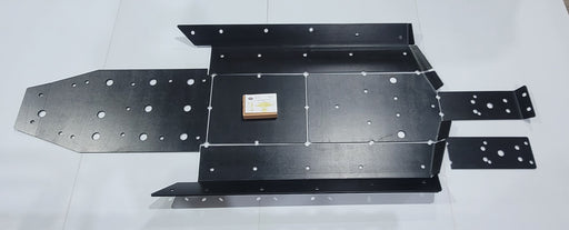 Trail Armor Kawasaki Teryx 4 H2 full skid plates with integrated side skids flat-lay complete set