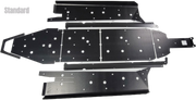 Trail Armor Polaris RZR XP Pro 4 full skid plate with integrated slider, standard