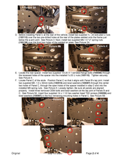 Trail Armor Ranger Midsize 570 full skid plate installation instructions, page 2 diagram