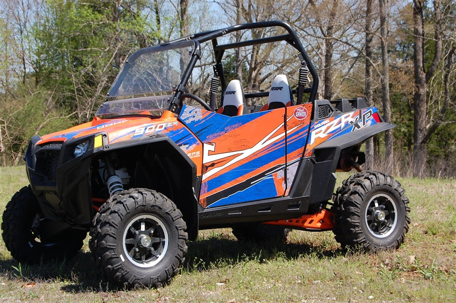 Trail Armor SLIMLINE Two Door Graphics Kit 2013 RZR XP 900 Orange Madness