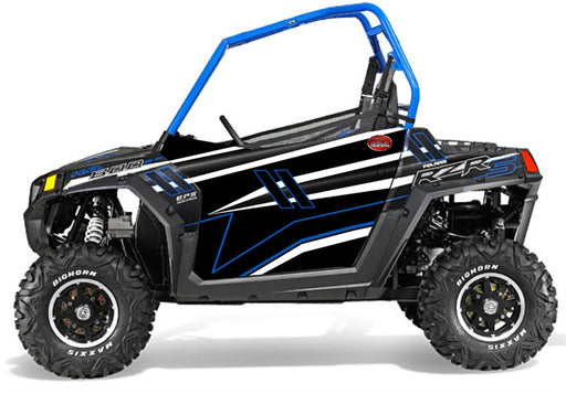 Trail Armor GenX Two Door Graphics Kit - 2014 RZRS 800 LE Stealth Black Voodoo Blue