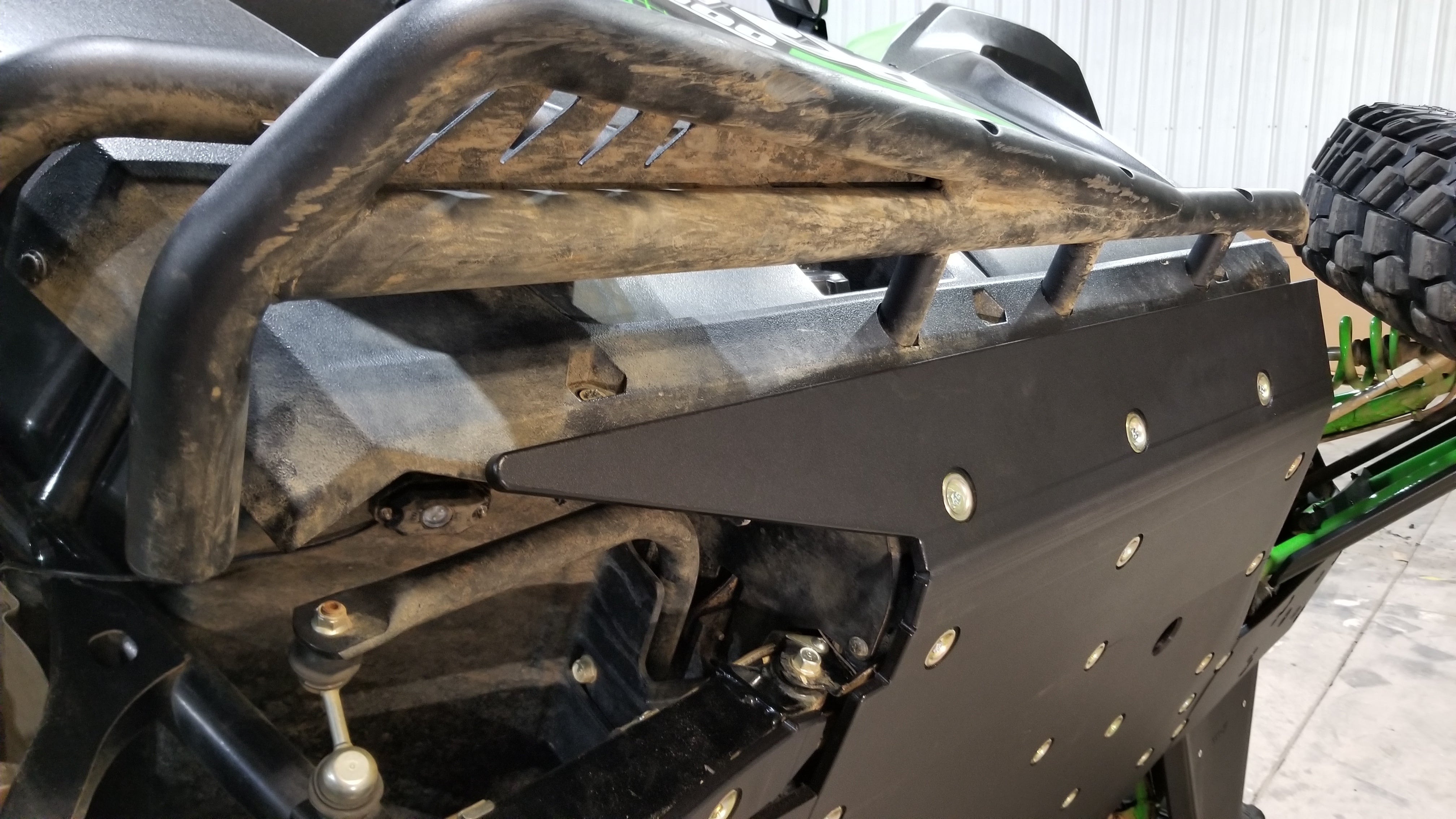 Full Skid Plates with Side Skid Integration for Kawasaki KRX — TrailArmor