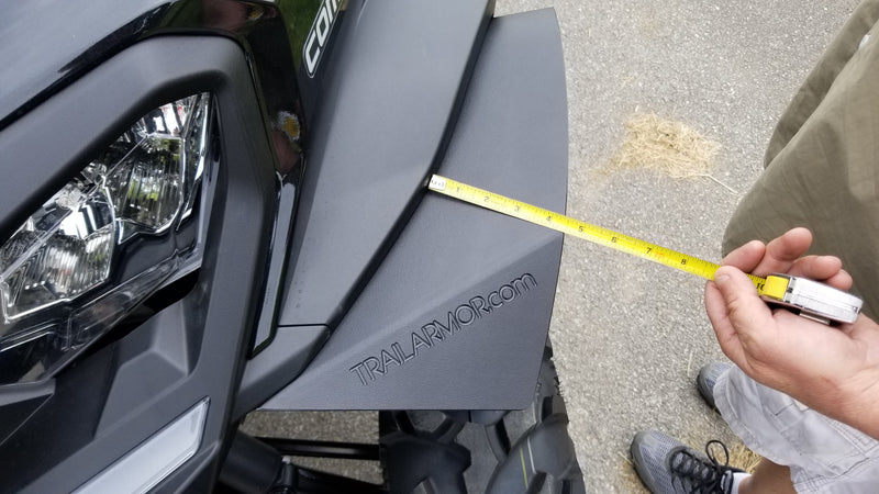 Trail Armor Can Am Commander XT, Commander XT-P and Commander DPS, Commander Max DPS, Commander Max XT, Commander Max XT-P Mud Flap Fender Extensions 2021-2026