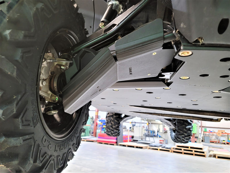 Trail Armor 2020 - 2025 Defender DPS HD10, Defender XT HD10, Defender Max DPS HD10, Defender Max XT HD10, Defender Pro DPS HD 10, Defender Pro XT HD 10 iMpact A-Arm Guards for FACTORY ARCHED A-ARMS