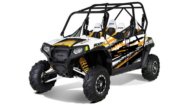 Trail Armor Genx four Door Graphics Kit - 2011 RZR 4 Robbie Gordon