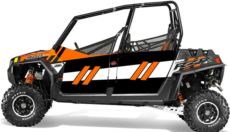 Trail Armor Genx four Door Graphics Kit - 2014 RZR 4 900 EPS