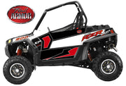 Trail Armor GenX Two Door Graphics Kit - 2013 RZR XP 900 EPS Walker Evans Black-White LE