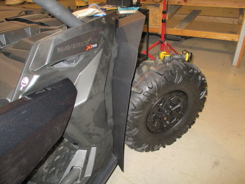 Trail Armor Can Am Maverick X3, Maverick X3 X DS, Maverick X3 X RS, Maverick X3 Max, Maverick X RS, and Maverick Max X DS Mud Flap Fender Extensions