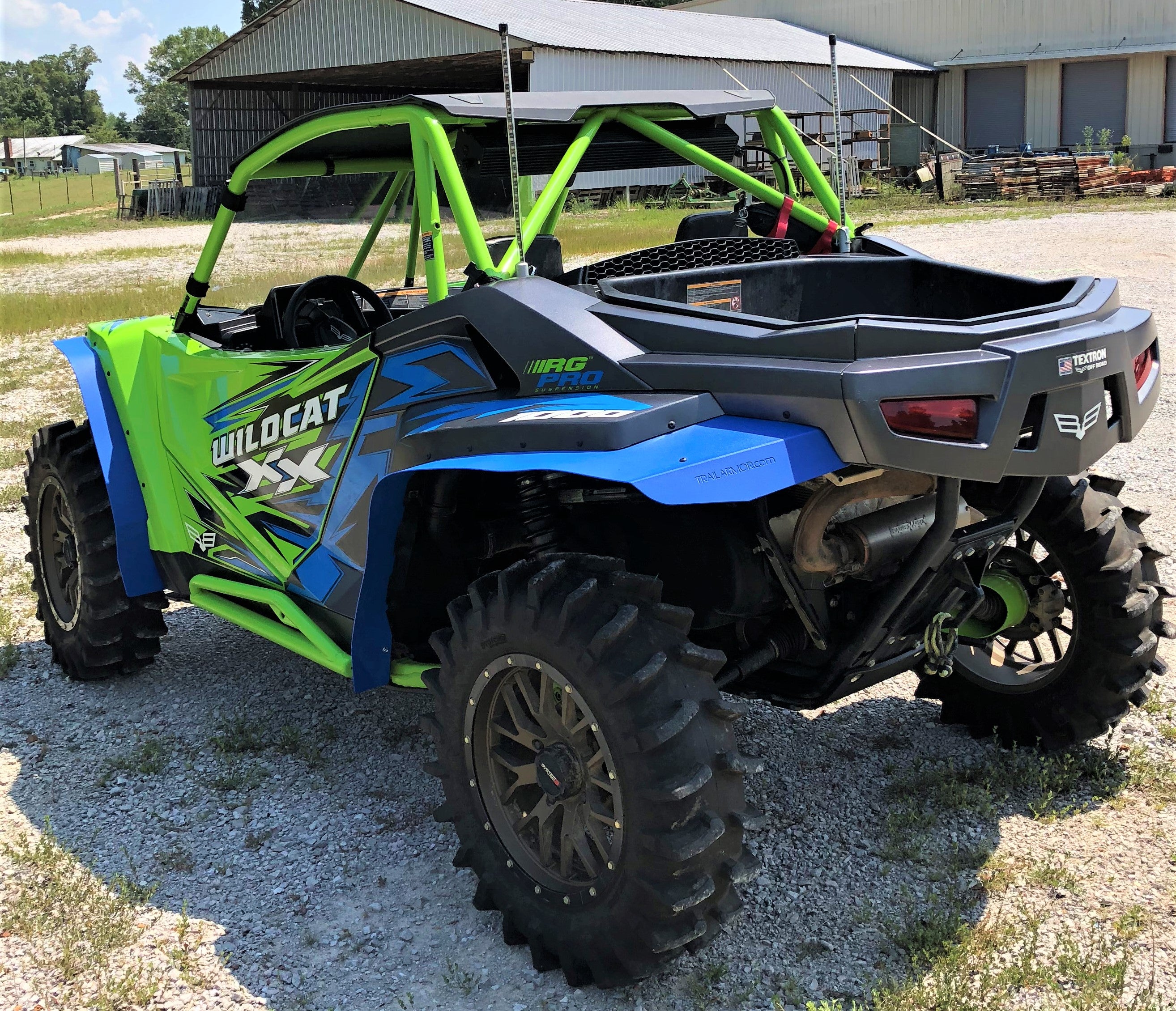 Trail Armor Textron Wildcat XX and Tracker XTR 1000 Mud Flap Fender Ex