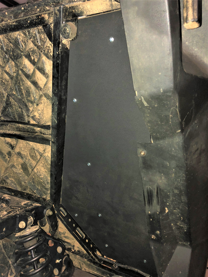 Trail Armor Ranger 1000 and Ranger 1000 Crew Underbed Mud Shield with Fender Enclosure