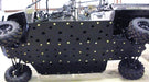 Trail Armor full skid plate fully installed on a Polaris Ranger 800 Crew side view