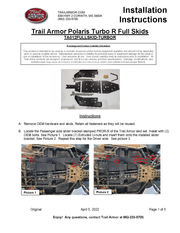 Trail Armor RZR Turbo R Full Skids with Standard or Trimmed Sliders