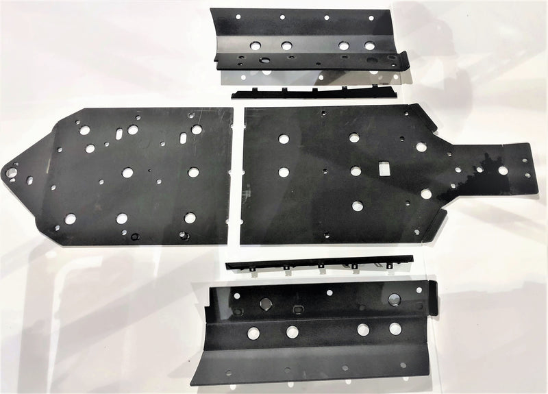 Trail Armor full skid plate kit all pieces layout for Honda Talon 1000 R X XS RS Fox Live Valve UTV protection