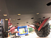 Trail Armor iMpact trailing arm guards full undercarriage view on Honda Talon 1000R RS Fox Live Valve 2019-2026