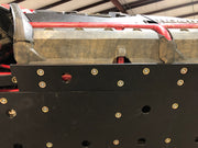Trail Armor full skids belly plate close up with bolt pattern on Honda Talon 1000X-4 XS-4 R-4 Fox Live Valve