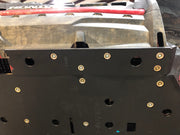 Trail Armor full skids front skid plate detail with mounting bolts on Honda Talon 1000X-4 XS-4 R-4 Fox Live Valv