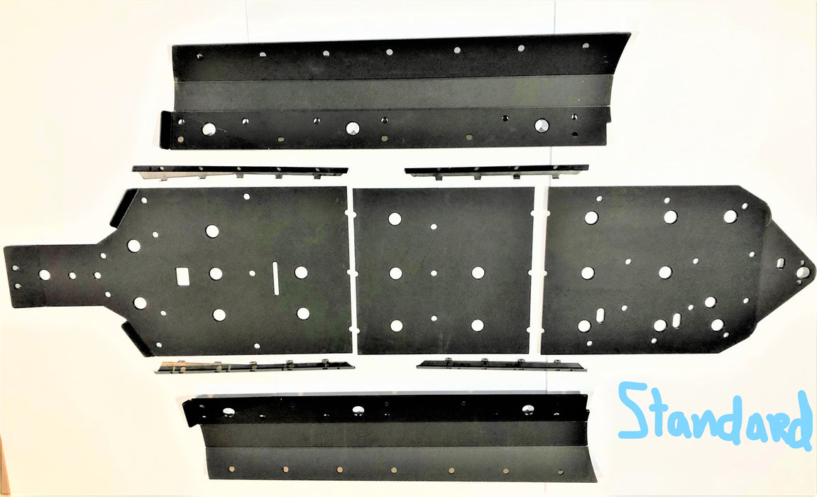 Trail Armor standard full skid plate kit all pieces layout for Honda Talon 1000X-4 XS-4 R-4 Fox Live Valve 2020-2026