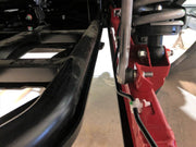 Trail Armor trailing arm guard end cap and suspension connection detail on Honda Talon 1000X XS X-4 Fox Live Valve