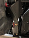 Trail Armor trailing arm guard fin and wheel well protection detail on Honda Talon 1000X XS X-4 Fox Live Valve