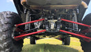Trail Armor trailing arm guards full undercarriage rear suspension view on Honda Talon 1000X XS X-4 Fox Live Valve