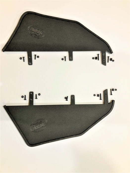 Trail Armor Honda Talon 1000X 1000R black fabric Lower Door Insert panels with mounting brackets and screws