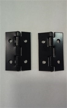 ARCTIC CAT TERYX DEBRIS SHIELD HINGES PAIR LEFT AND RIGHT STAINLESS BUTT HINGE, 4 HOLES,  NON-REMOVABLE PIN