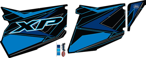 Trail Armor GenX Slide On Four Door Graphics Kit - 2015 RZR 4 XP 1000 EPS Voodoo Blue