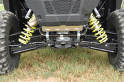 Polaris General 1000 stock A-arms unprotected before Trail Armor install