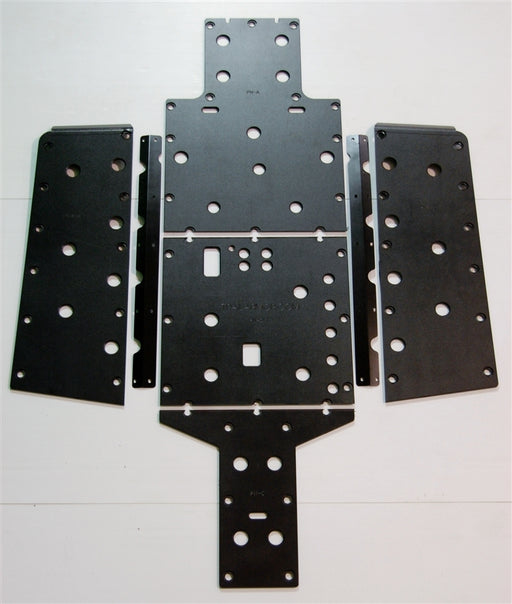 Trail Armor Honda Pioneer 700-4 Full Skid Plate Complete Kit – All Panels Laid Out Flat