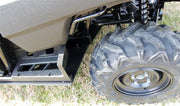 Trail Armor Honda Pioneer 700-4 Rocker Panel Skid Plate Installed – Side View with Suspension and Wheel