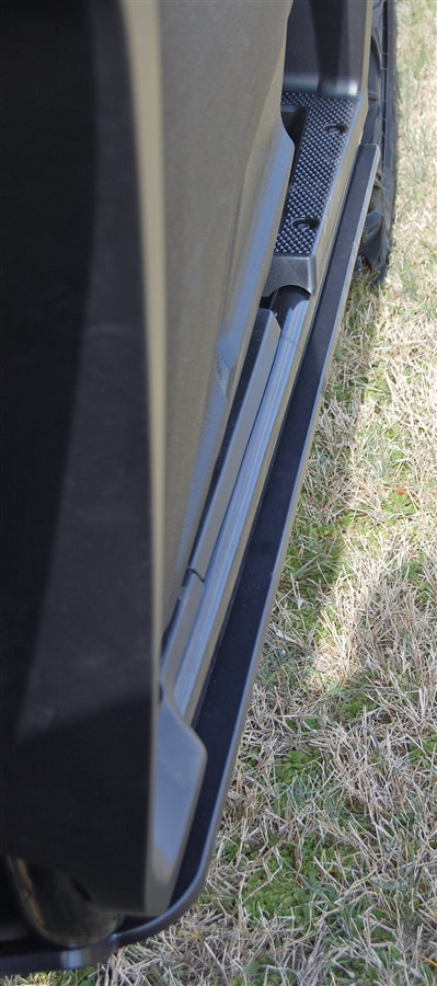 Trail Armor Honda Pioneer 700-4 Side Rocker Skid Plate Installed – Close-Up Outdoor View