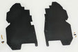 Trail Armor black inner fender liners left right pair with hardware flat lay for Kawasaki KRX 1000