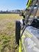 Trail Armor black mud flap rear fender extension on Kawasaki KRX 1000 Special Edition neon build