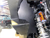 Trail Armor black inner fender liner installed on Kawasaki KRX 4 1000 alongside FOX Podium RC2 shock