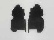 Trail Armor black inner fender liners left right pair flat lay for Kawasaki KRX 4 1000 2023-2026