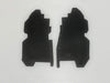 Trail Armor black inner fender liners left right pair flat lay for Kawasaki KRX 4 1000 2023-2026