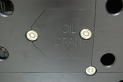 Trail Armor Kawasaki Teryx 4 skid plate closed oil drain access panel with quick release bolts