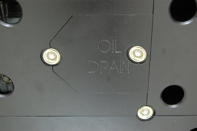 Trail Armor Kawasaki Teryx 4 skid plate closed oil drain access panel with quick release bolts