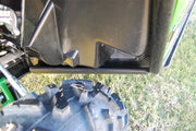 Trail Armor Kawasaki Teryx 4 skid plate and slider nerf side view showing underbody protection coverage