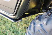 Trail Armor Kawasaki Teryx 4 slider nerf bar rear rocker edge closeup showing flush body fitment
