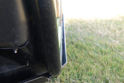 Trail Armor Kawasaki Teryx 4 slider nerf closeup showing rocker panel fitment and ground clearance