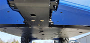 Trail Armor full skid plate front underside view on Polaris General 1000